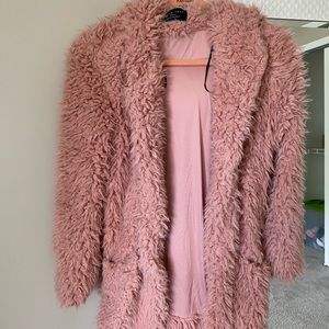 Pink Fux fur jacket